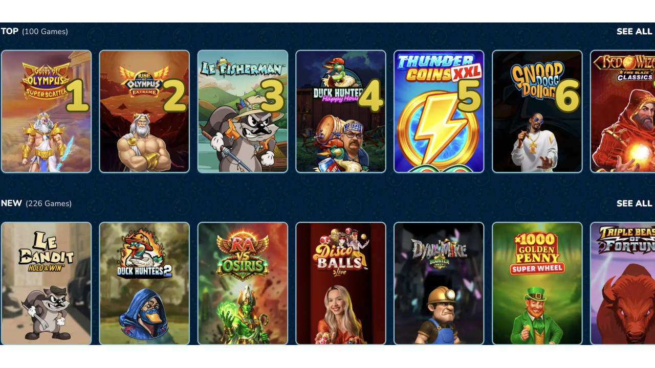 MegaFish games